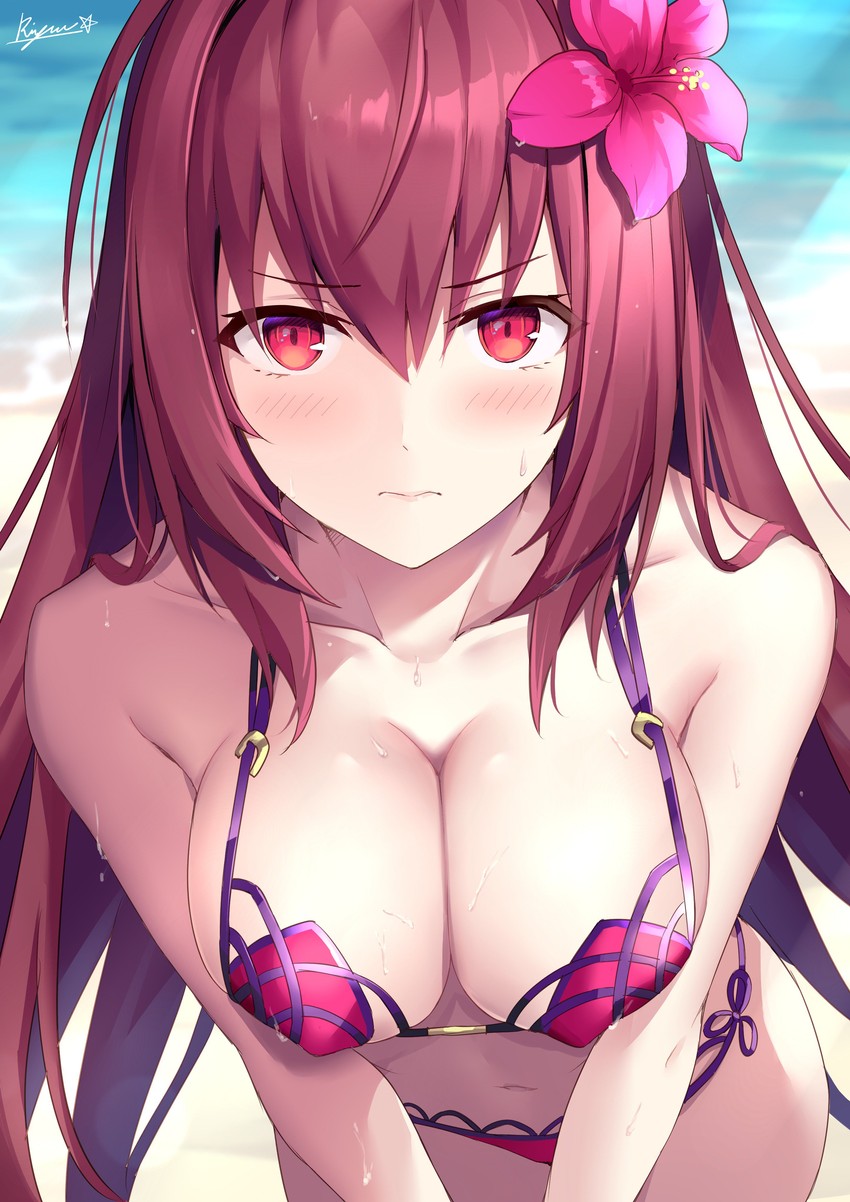 scathach (fate and 1 more) drawn by rin_yuu
