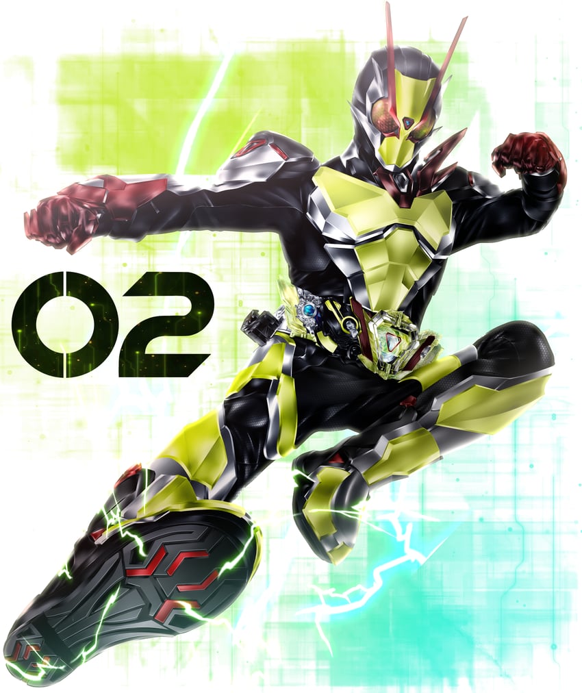 kamen rider zero-one and kamen rider zero-two (kamen rider and 1 more) drawn by kuzurx