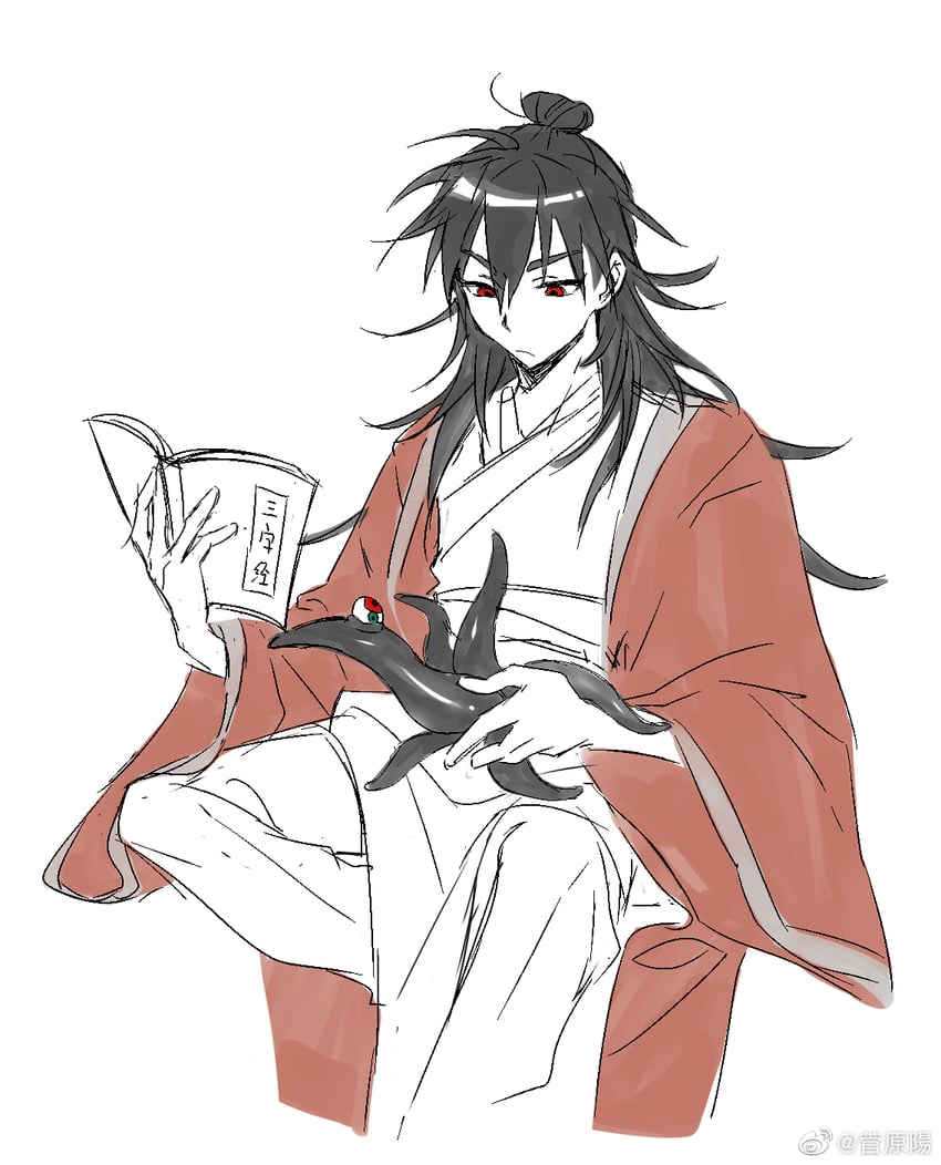 li huowang and li sui (dao gui yi xian) drawn by sugawara_yoou