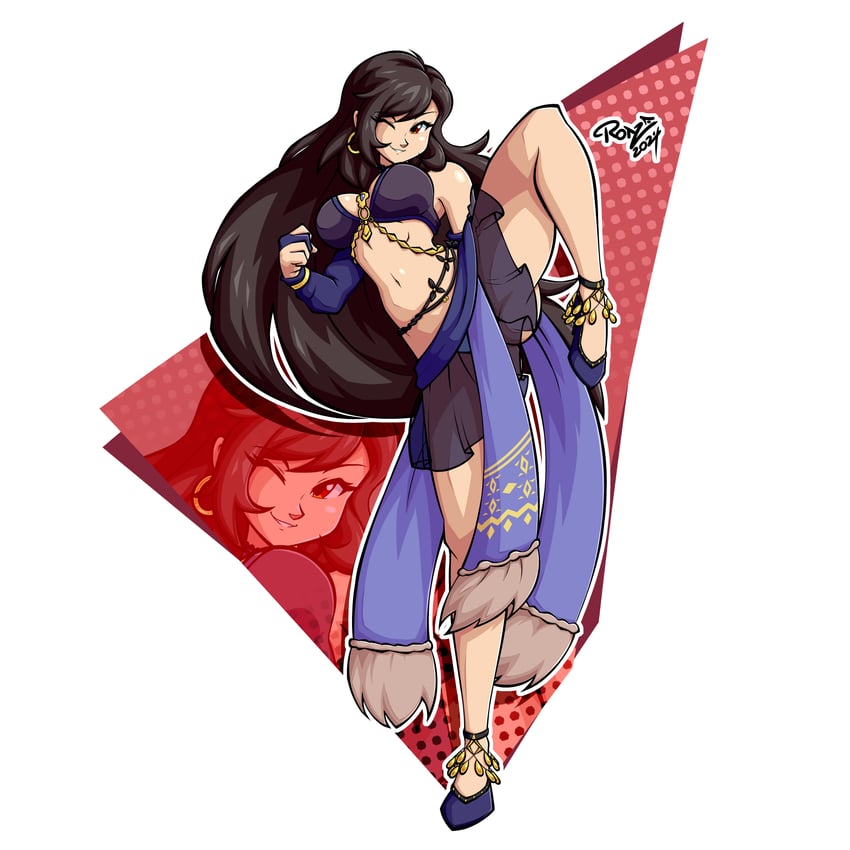 tifa lockhart (final fantasy and 1 more) drawn by rotze