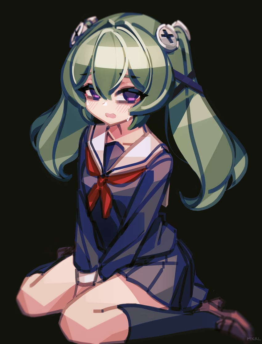 corin wickes (zenless zone zero) drawn by makaroll
