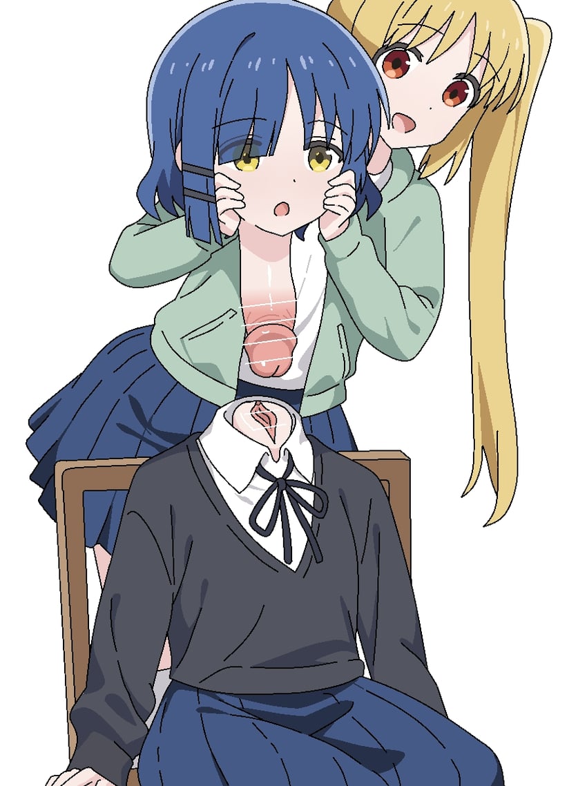 ijichi nijika and yamada ryo (bocchi the rock!) drawn by jbxpism