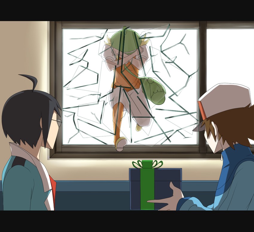 hilbert, bianca, and cheren (pokemon and 1 more) drawn by nikawa_99-do