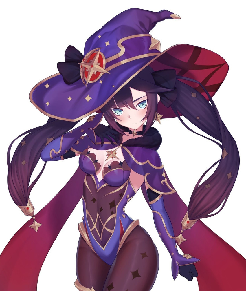 mona (genshin impact) drawn by l4st_resort