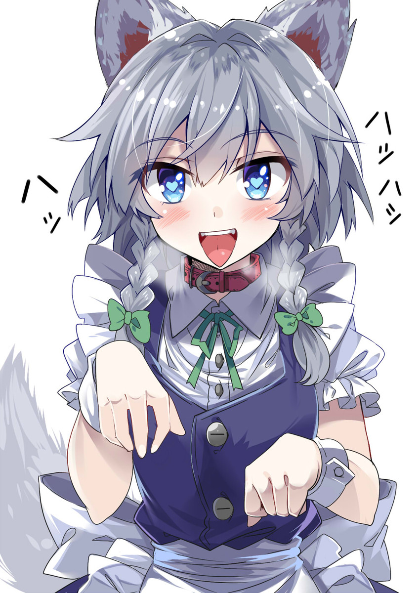 izayoi sakuya and inu sakuya (touhou) drawn by e.o.