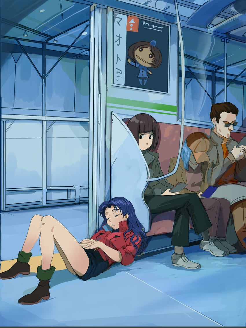 katsuragi misato (neon genesis evangelion and 1 more) drawn by phil_dragash
