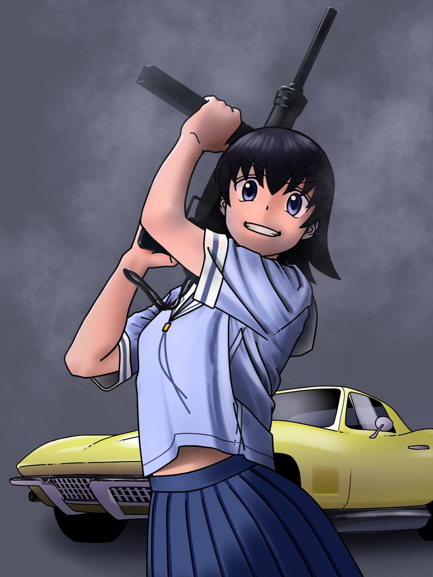 takino tomo (azumanga daioh and 1 more) drawn by irohasu_(user_jszp4485)