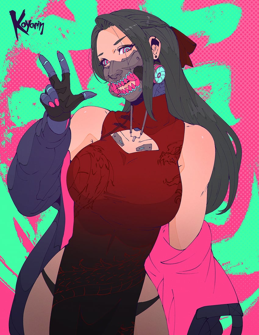 emily (cyberpunk) drawn by koyorin