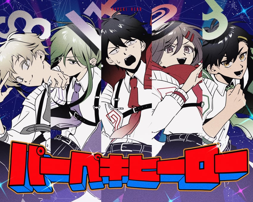 tateyama ayano, kisaragi shintarou, kido tsubomi, kano shuuya, and seto kousuke (kagerou project and 1 more) drawn by mokemoke_chan