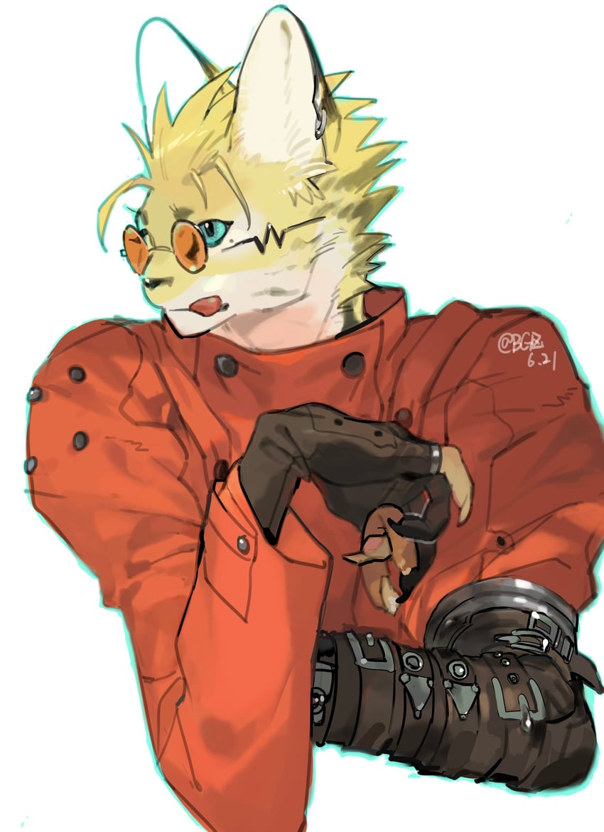 vash the stampede (trigun and 1 more) drawn by bingbuliguozi