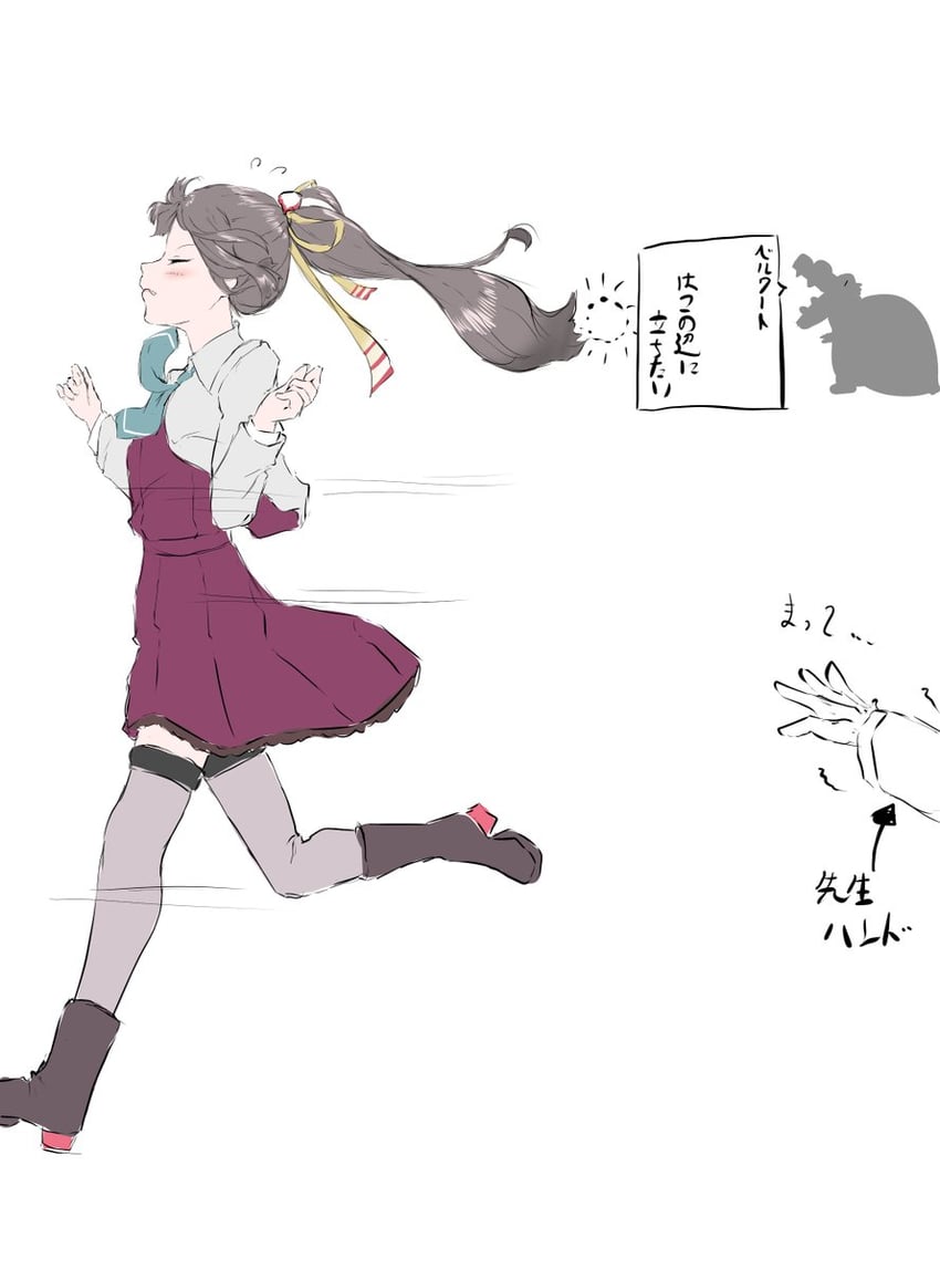 kazagumo and kazagumo kai ni (kantai collection) drawn by berukuto_(berukuto_47)