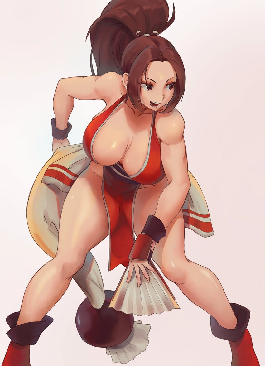 shiranui mai (the king of fighters and 1 more) drawn by alterlesott