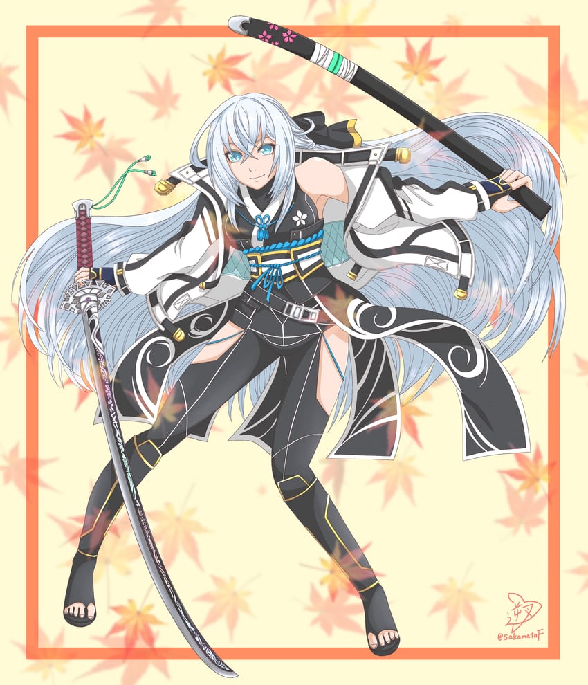 shizuna rem misurugi (eiyuu densetsu and 2 more) drawn by sakamata_kiseki
