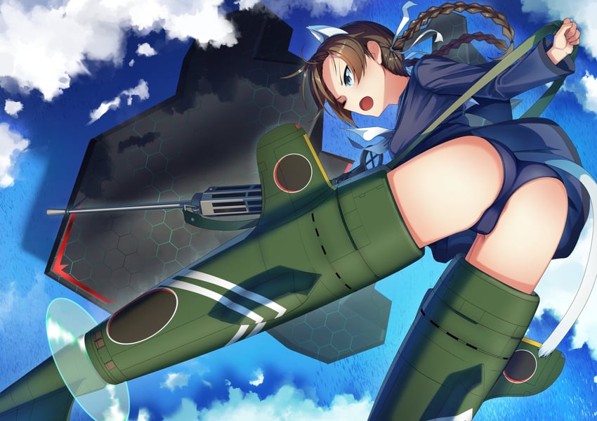 neuroi and misumi miya (world witches series and 1 more) drawn by tks_(526tks)