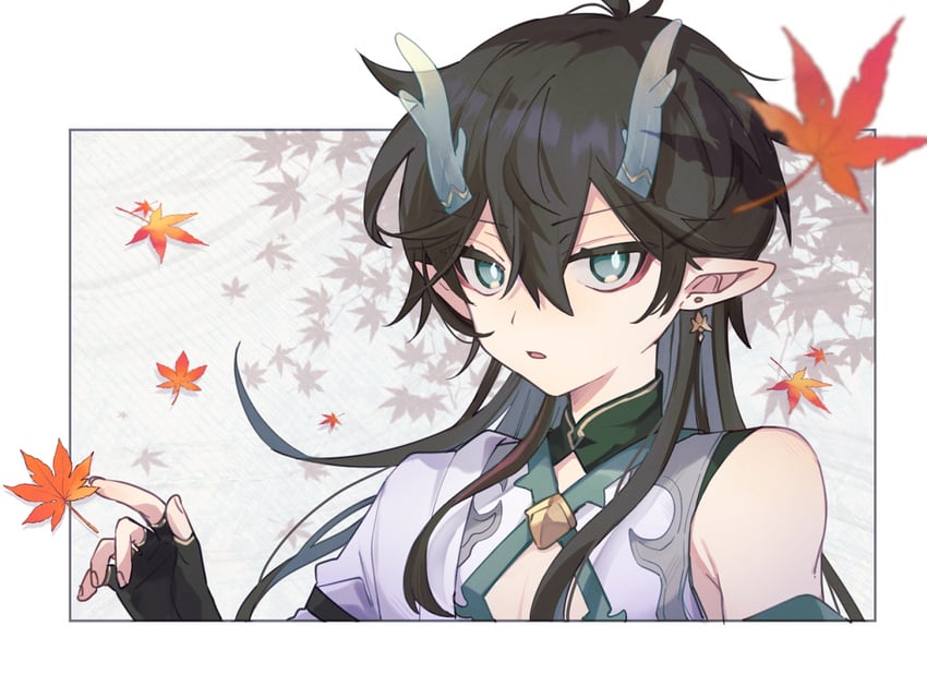dan heng (honkai and 1 more) drawn by mmmk_str