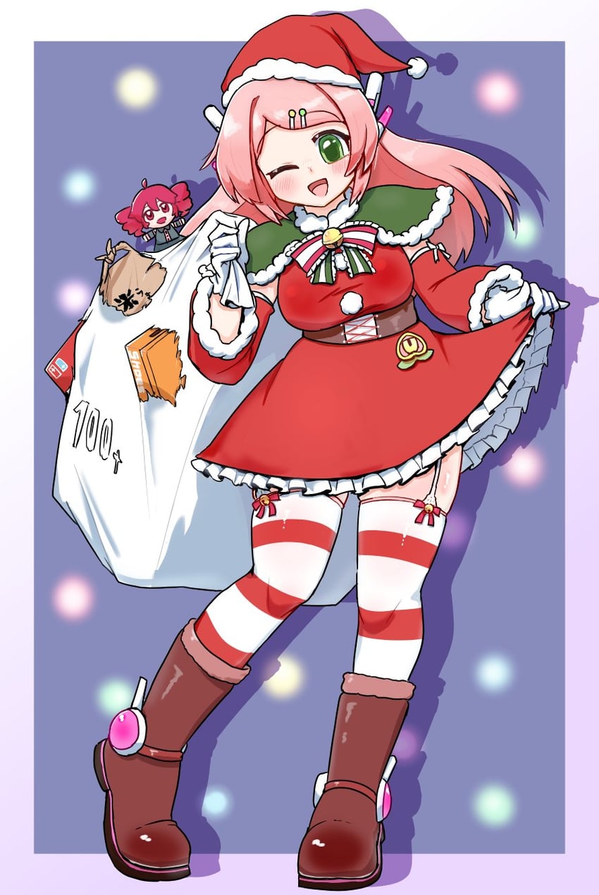 kasane teto and momone momo (utau) drawn by saruyama_ushirou