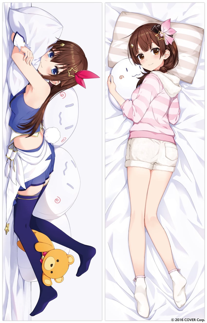 tokino sora, ankimo, and nun nun (hololive) drawn by amagai_tarou