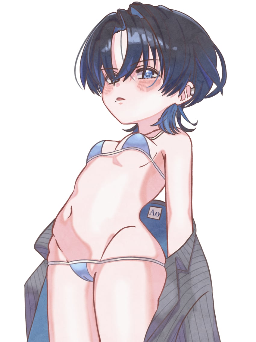 hiodoshi ao (hololive and 1 more) drawn by kyuushoku_touban