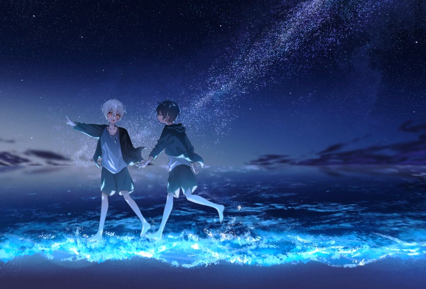 mafumafu and soraru (indie utaite and 1 more) drawn by usagi_(31820156)