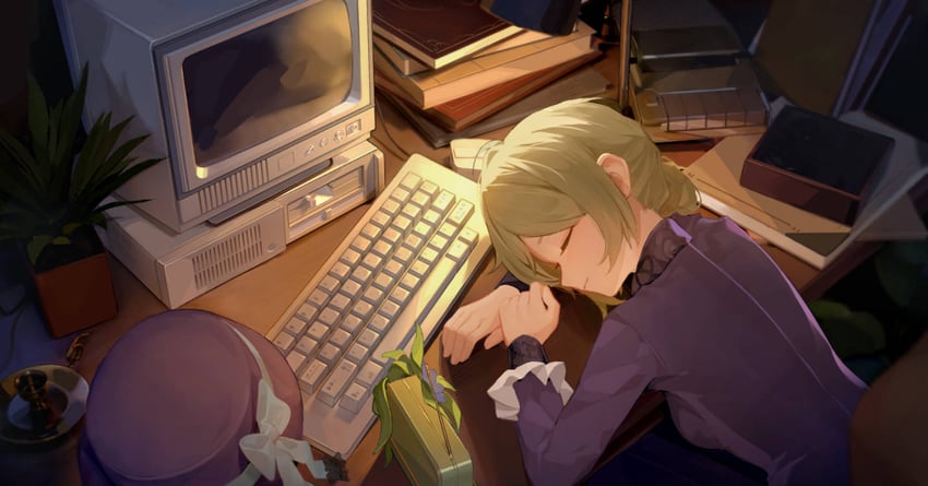 vertin and ms. radio (reverse:1999) drawn by matsuo_ringo