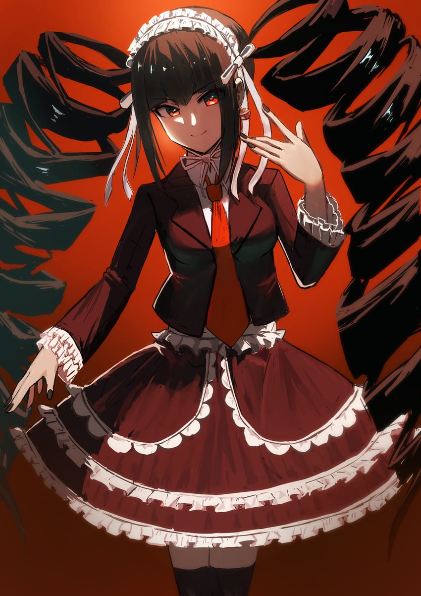 celestia ludenberg (danganronpa and 1 more) drawn by eniguma.