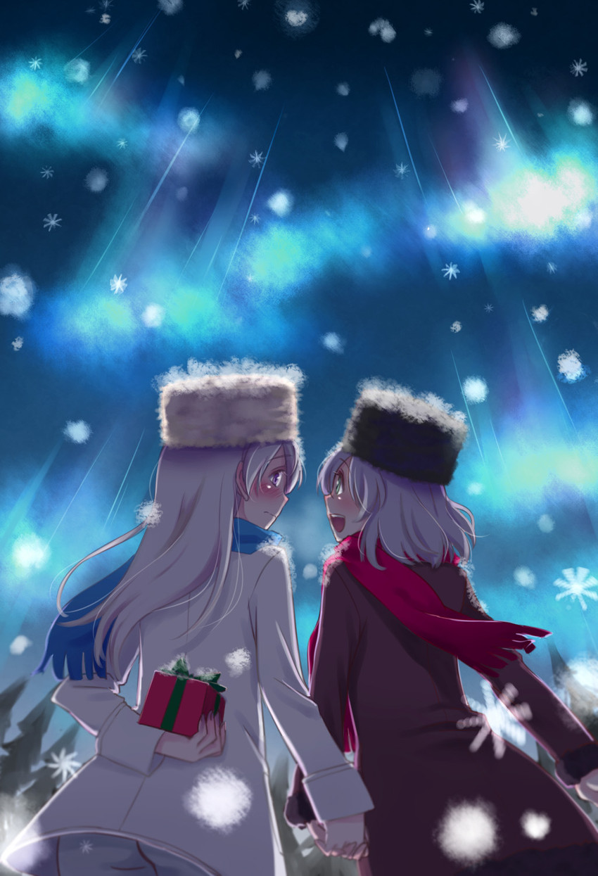 sanya v. litvyak and eila ilmatar juutilainen (world witches series and 1 more) drawn by yukiiti