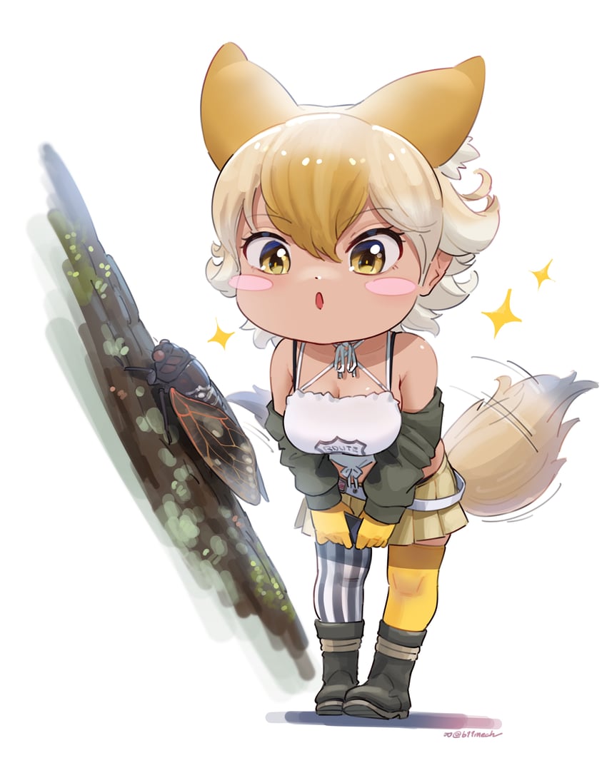 coyote (kemono friends and 1 more) drawn by beleven