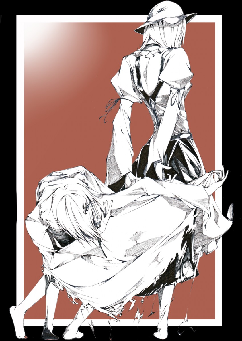 aki minoriko and aki shizuha (touhou) drawn by sousou_(sousouworks)