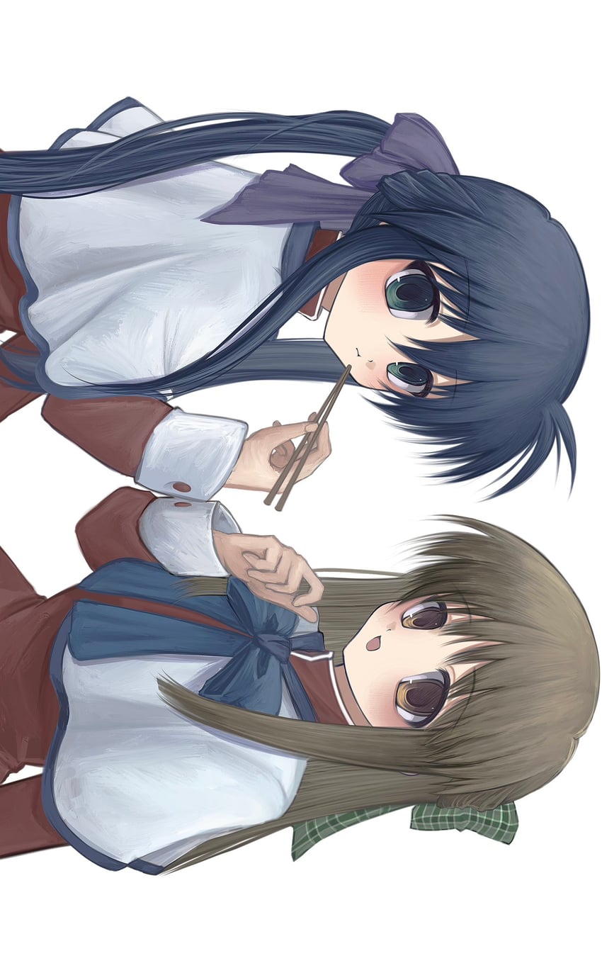 kawasumi mai and kurata sayuri (kanon) drawn by nemu_(zutto_oyasu3)