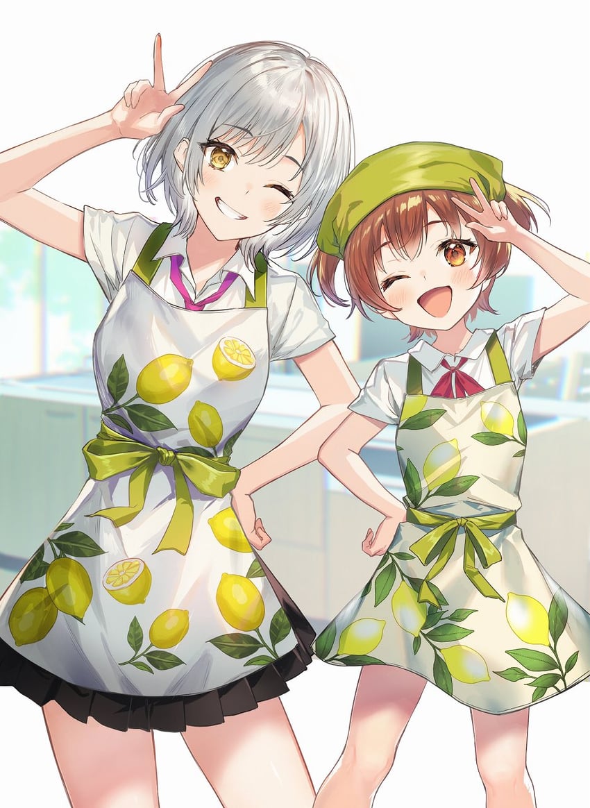 kuremoto soyoka and hiiragi hikaru (mamatomo to sodateru rabukome) drawn by ichikawa_haru