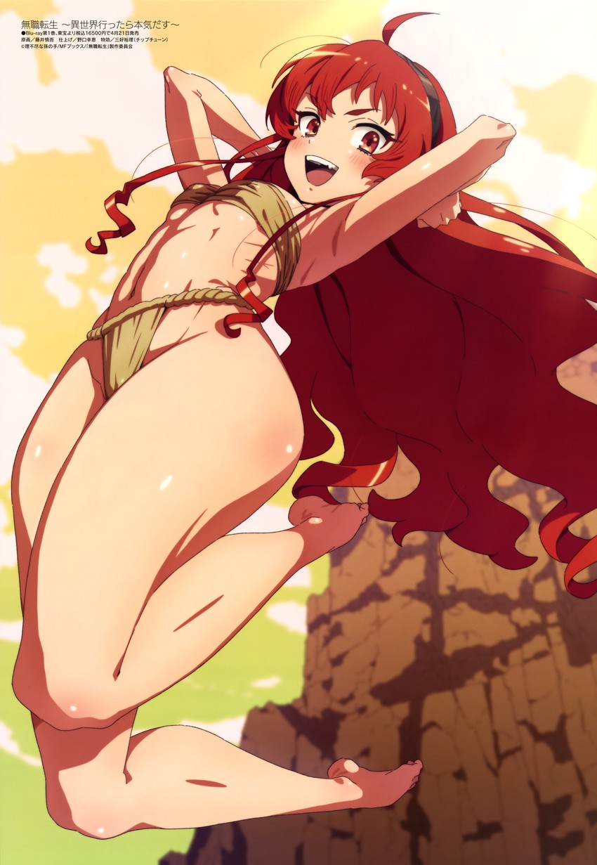 eris greyrat (mushoku tensei and 1 more) drawn by fujii_shingo