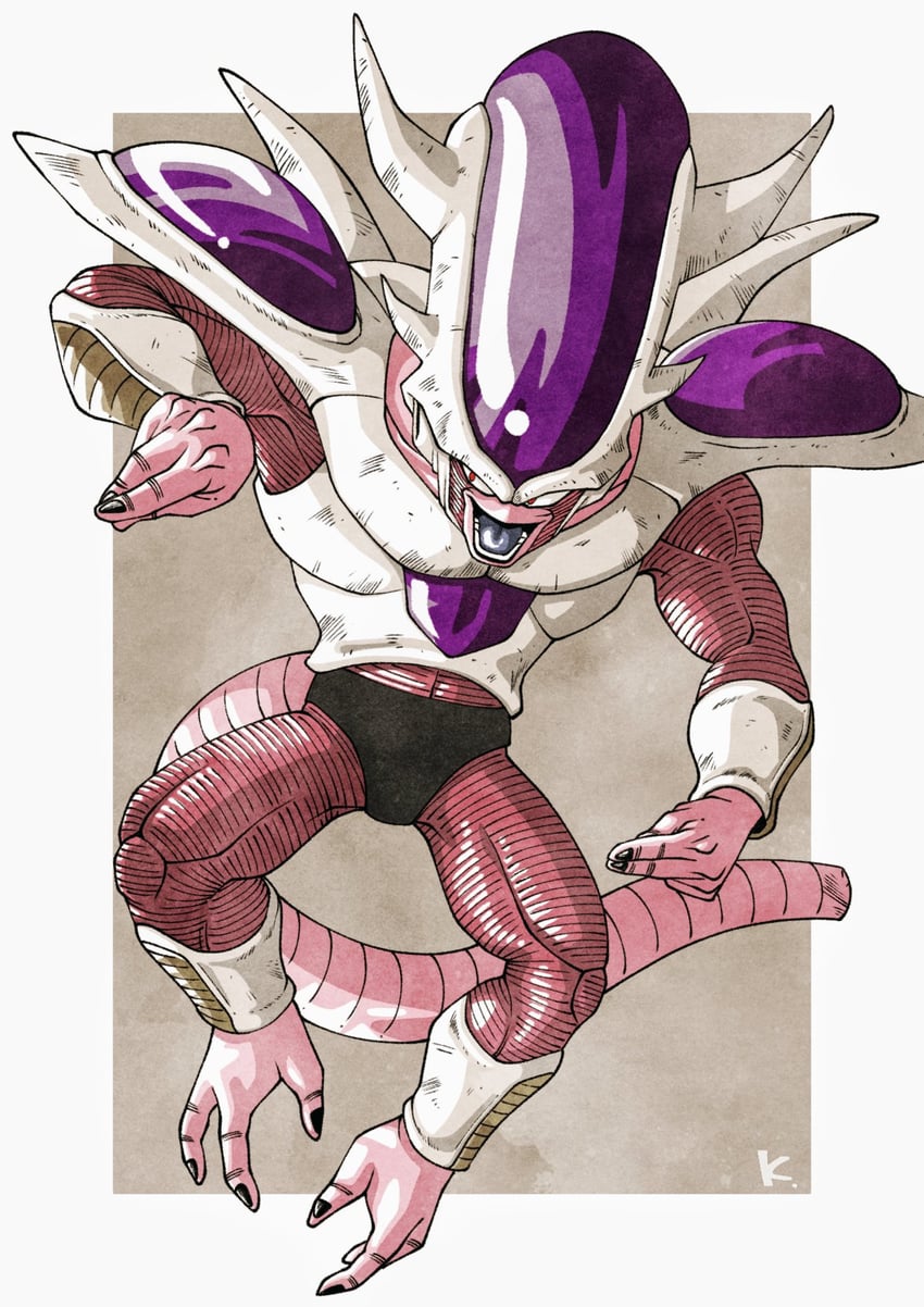 frieza and 3rd form frieza (dragon ball and 1 more) drawn by kakeru_(dbskakeru)