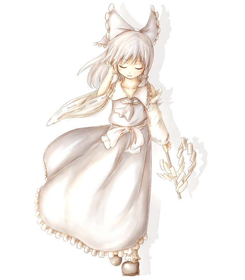 hakurei reimu (touhou and 1 more) drawn by amano_jack