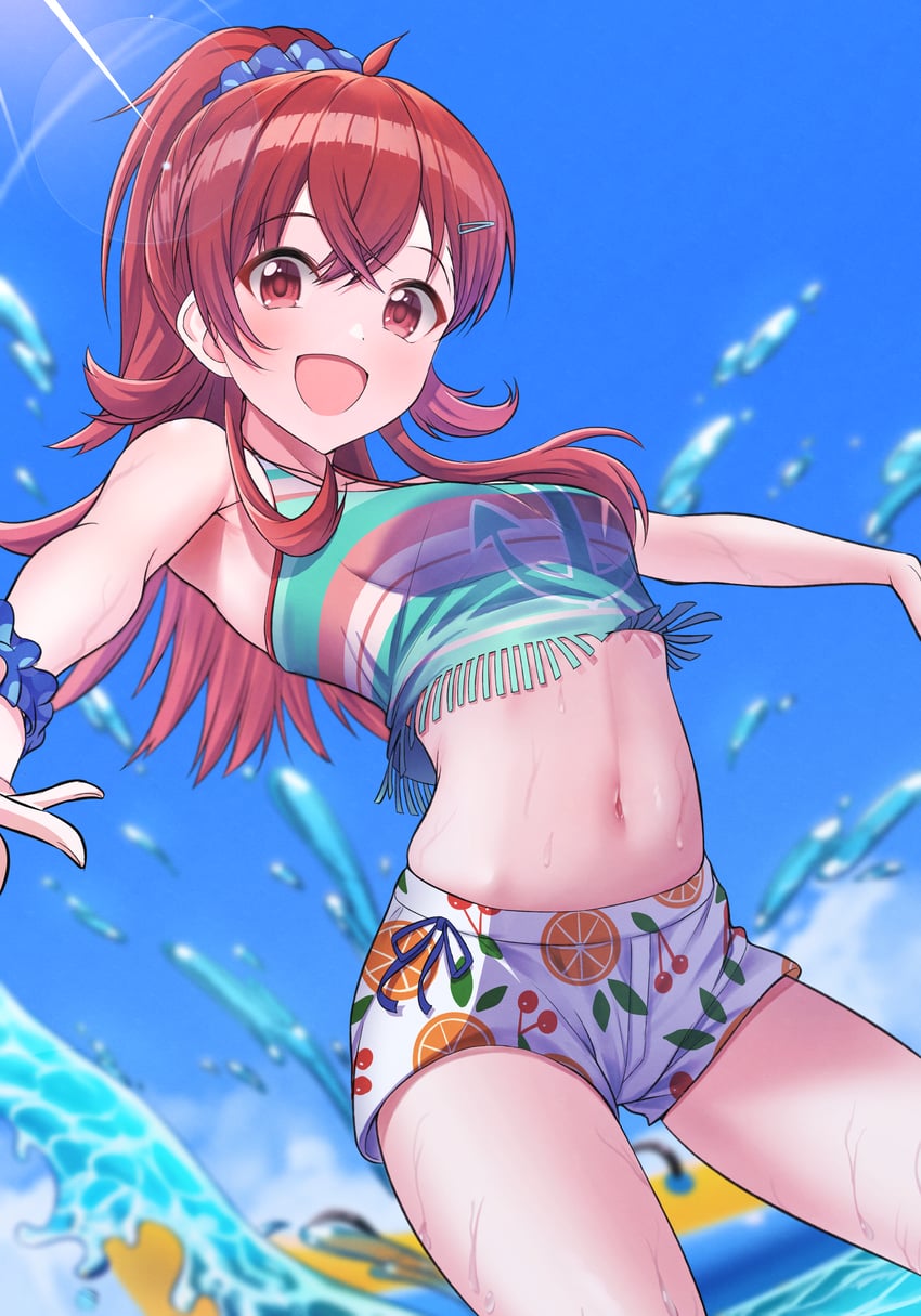 komiya kaho (idolmaster and 1 more) drawn by osoba_susurukun