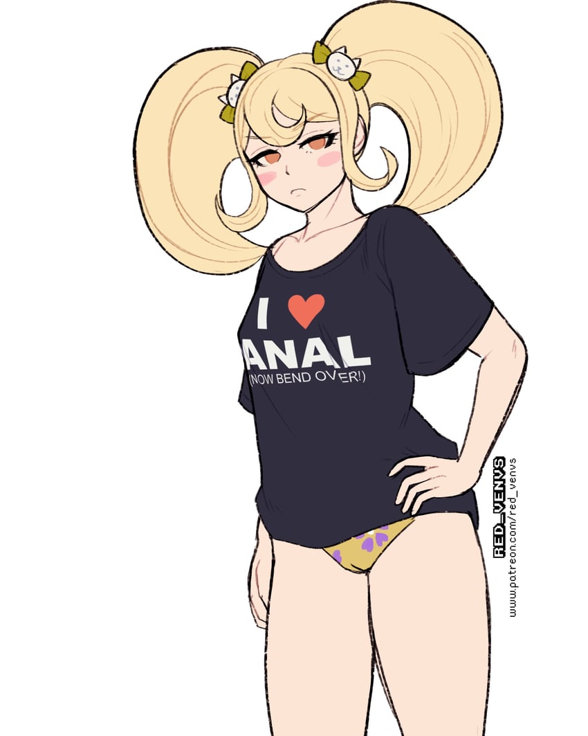 saionji hiyoko (danganronpa and 1 more) drawn by red_venvs