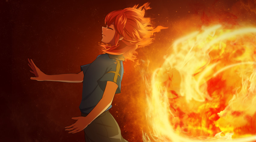 amemiya taiyou (inazuma eleven and 1 more) drawn by chitu