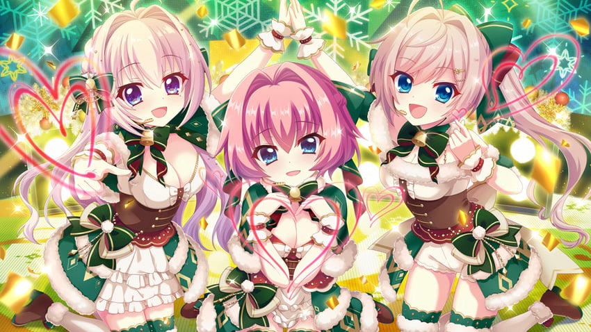 hiiragi kae, shiratori amaha, and himura nagisa (re:stage!) drawn by izumi_tsubasu