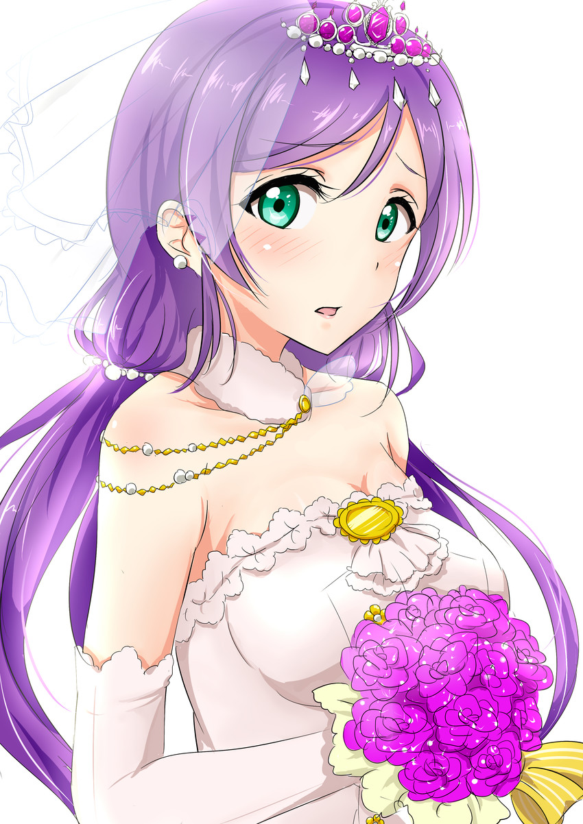 tojo nozomi (love live! and 2 more) drawn by satoharu