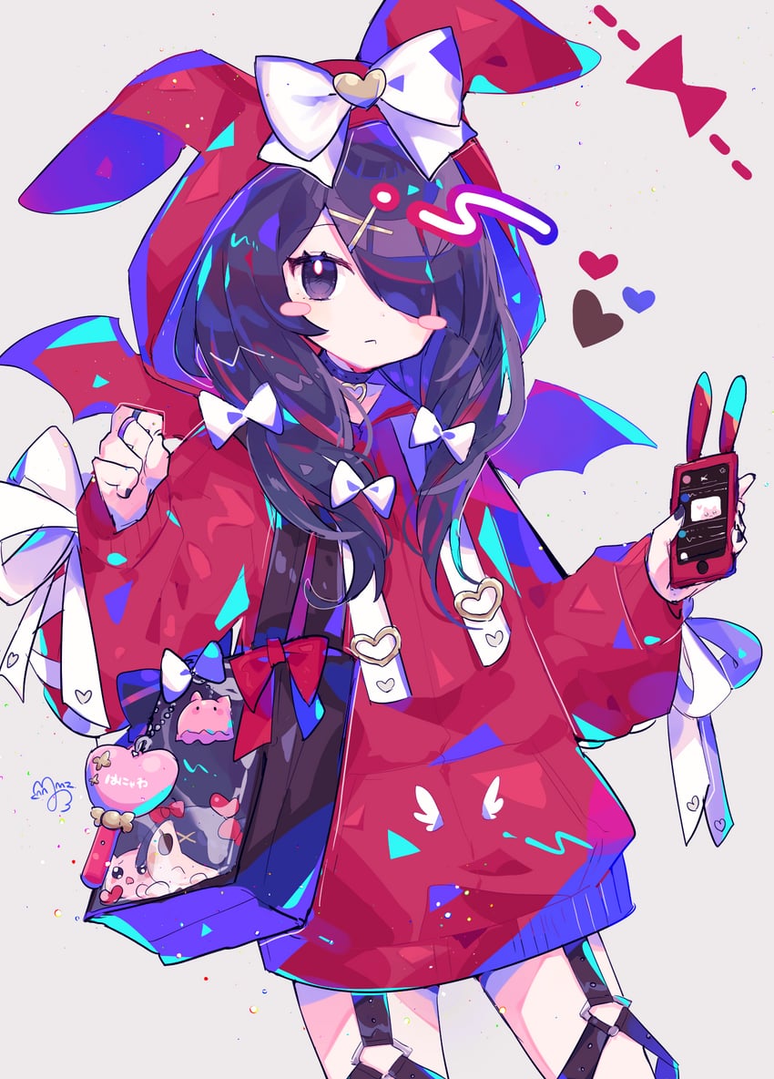 ame-chan and pien cat (needy girl overdose) drawn by sushiuma_m