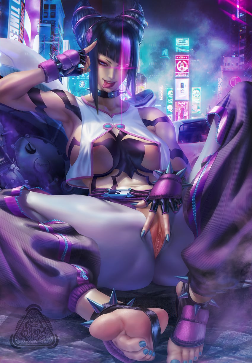 han juri (street fighter and 1 more) drawn by kuiyanxu