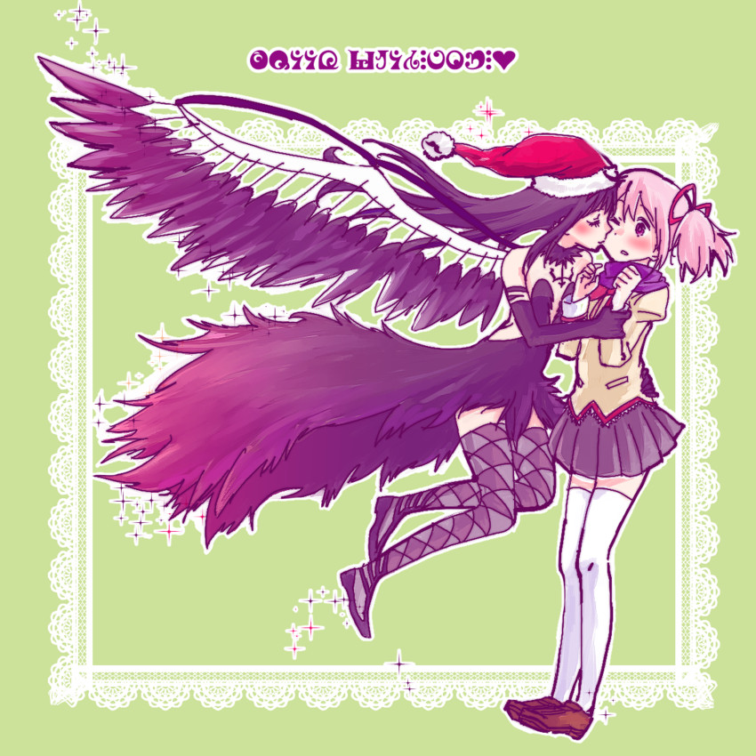 akemi homura, kaname madoka, and akuma homura (mahou shoujo madoka magica and 1 more) drawn by watanabe_ignica