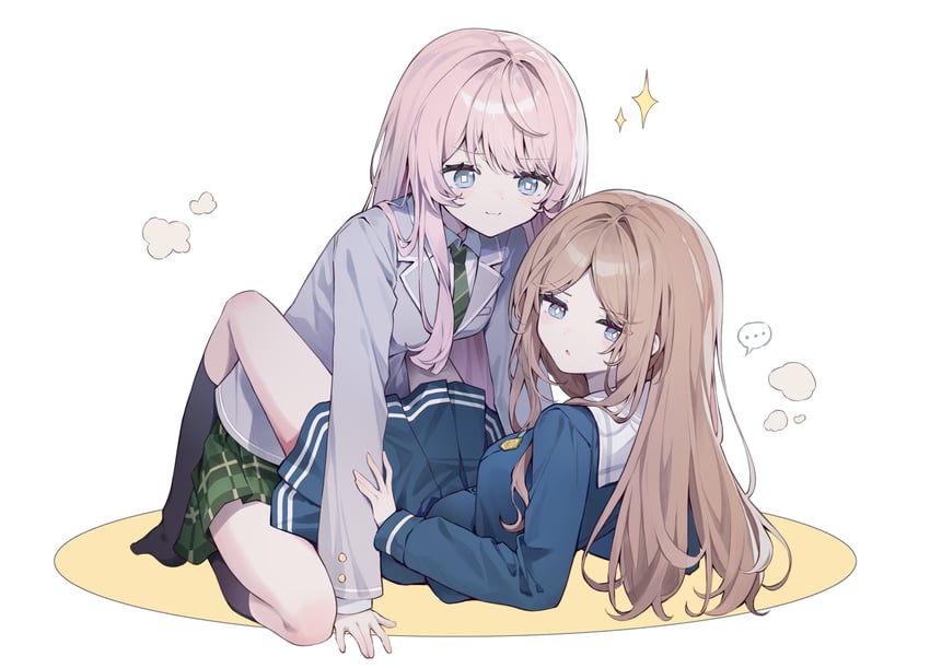 chihaya anon and nagasaki soyo (bang dream! and 1 more) drawn by maidcode1023
