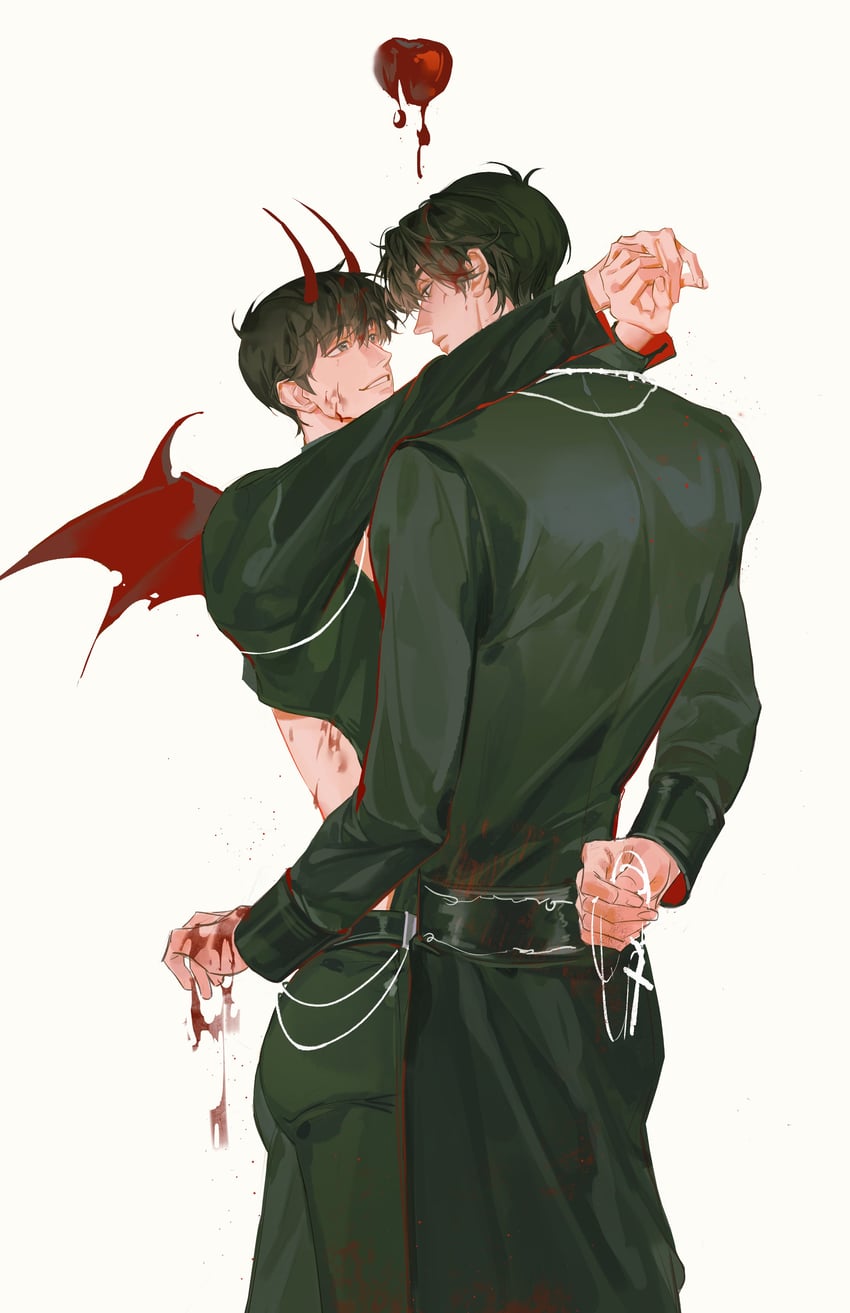 kim dokja and yoo joonghyuk (omniscient reader's viewpoint) drawn by ruaaaa
