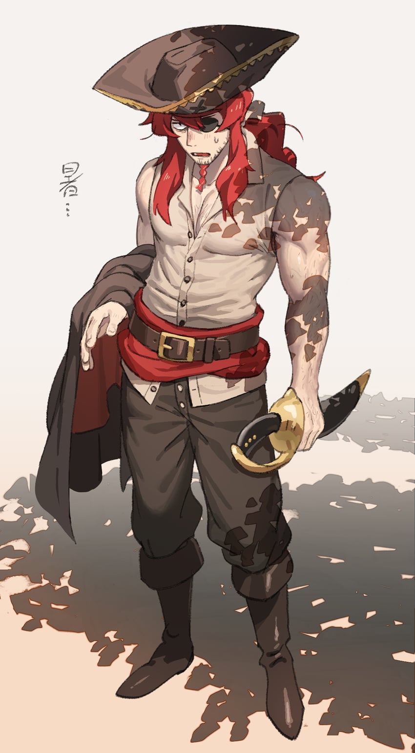pirate and pirate 1 (sekaiju no meikyuu and 1 more) drawn by mya-zawa