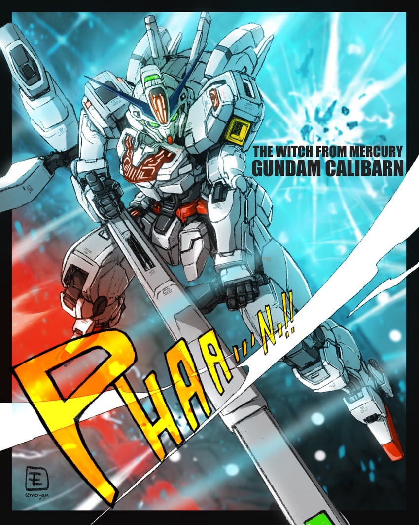 gundam calibarn (gundam and 1 more) drawn by moyan