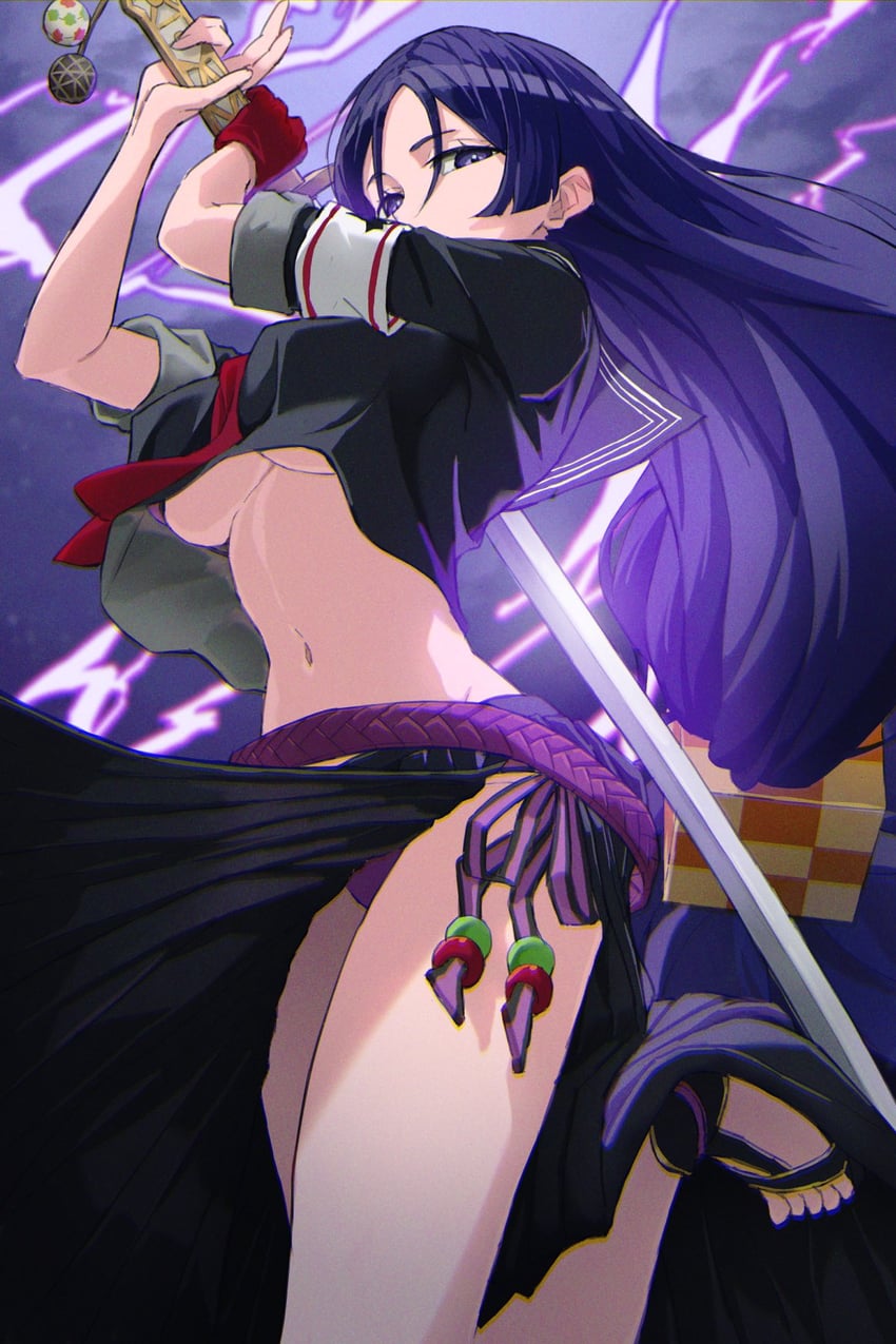 minamoto no raikou (fate and 1 more) drawn by kamo_ashi