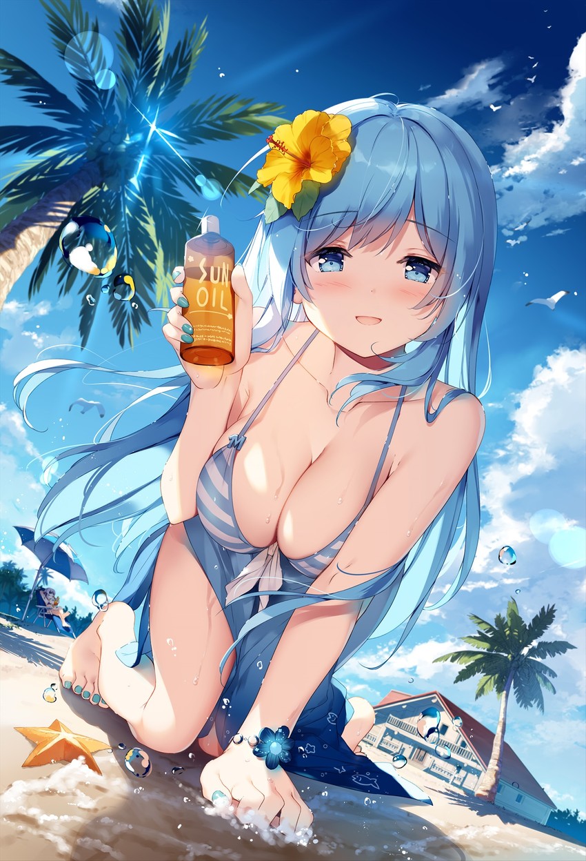emori miku and ezuki luna (liver city) drawn by miyase_mahiro