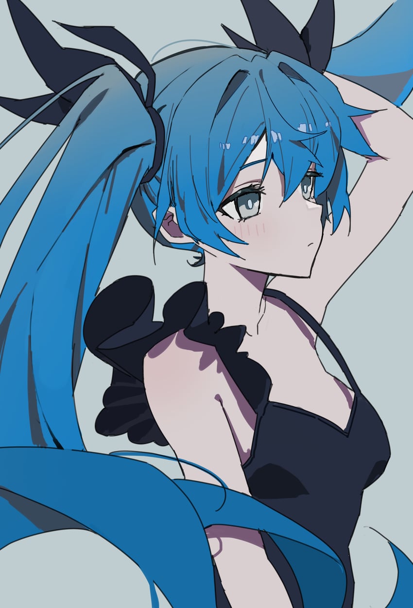 hatsune miku (vocaloid and 1 more) drawn by xmitsuna37887