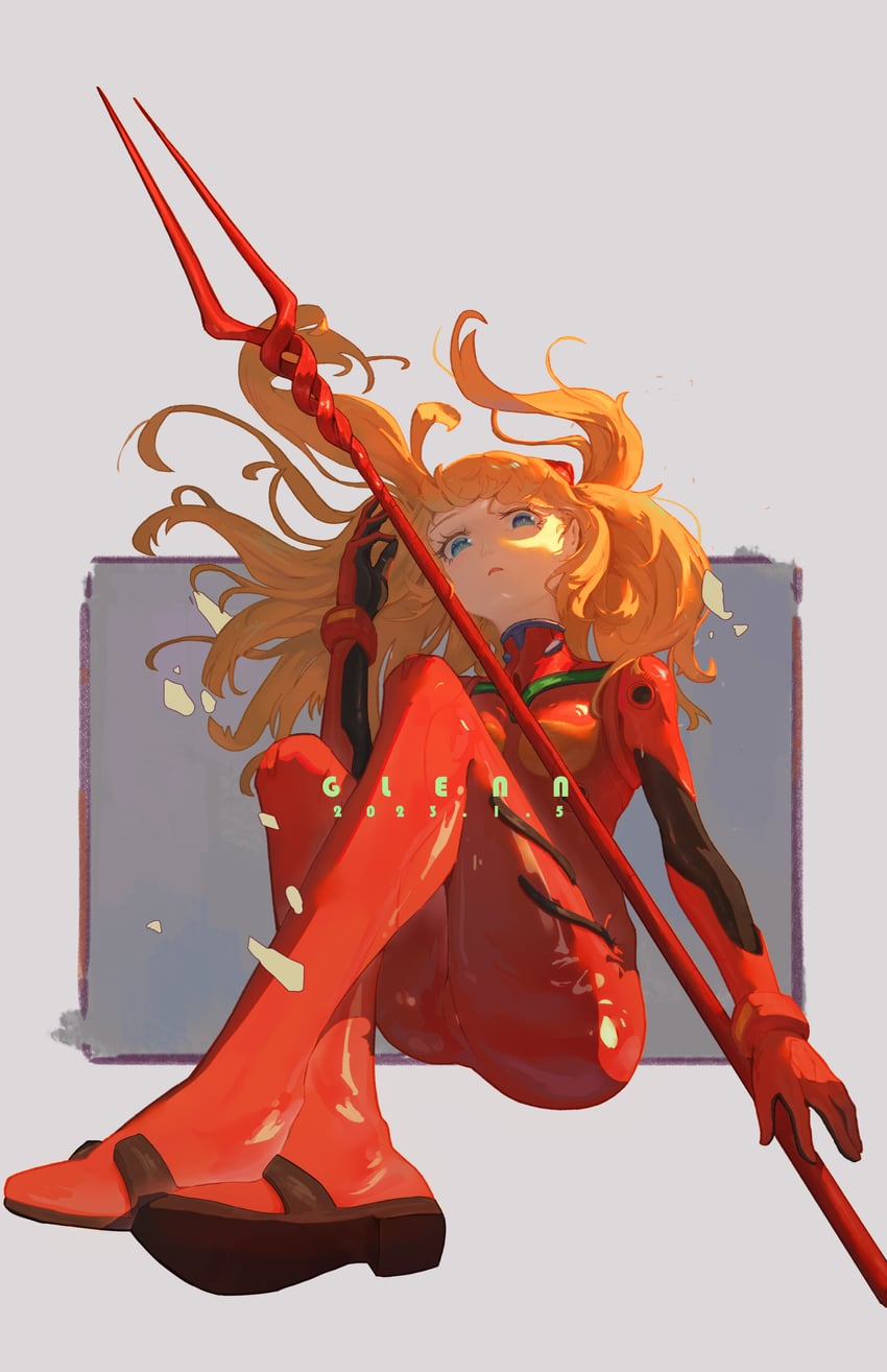 souryuu asuka langley (neon genesis evangelion) drawn by glenn_(pixiv_51667782)