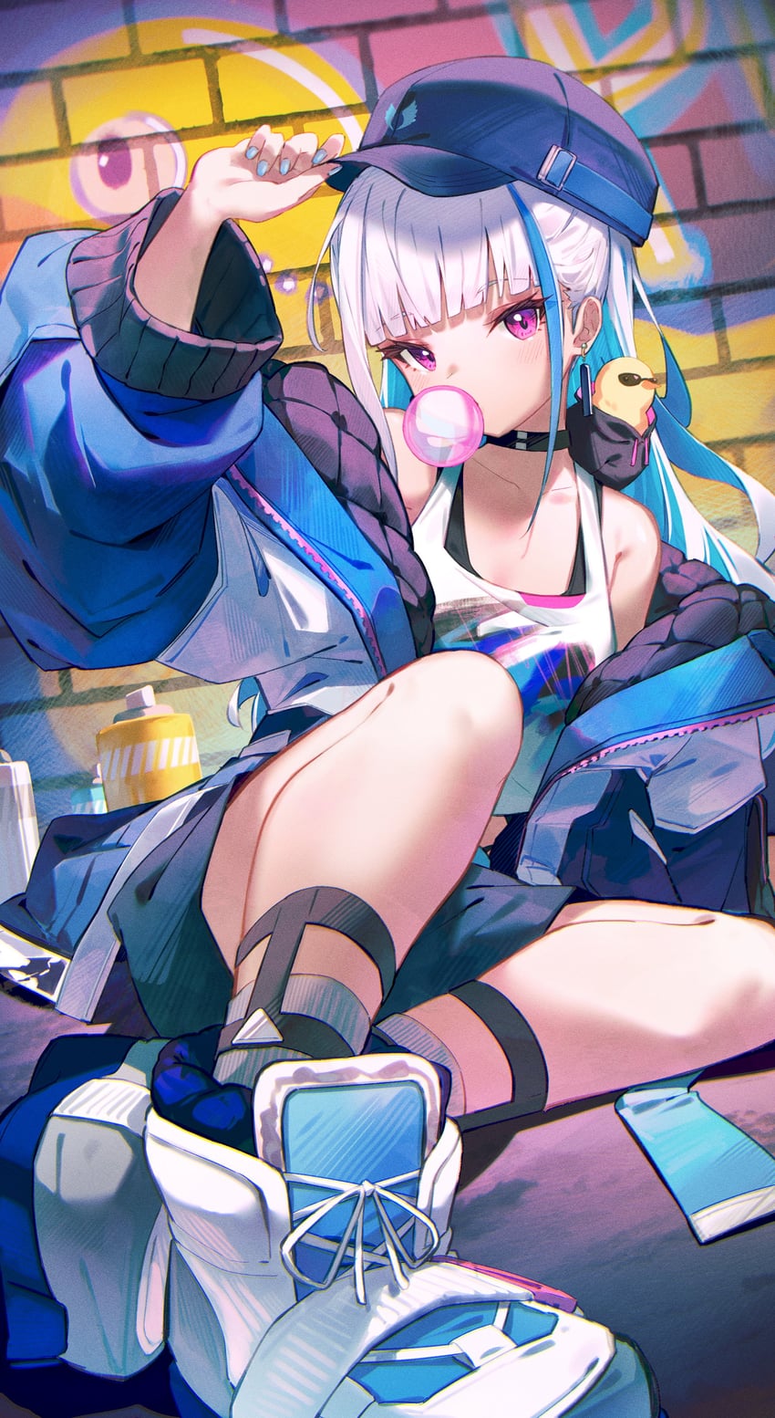 lize helesta and sebastian piyodore (nijisanji) drawn by bibisuka